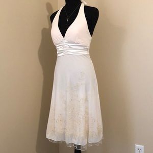 Size small cream cocktail dress